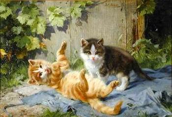 unknow artist Cats 137 France oil painting art